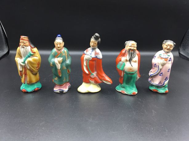 Bonecos porcelana chinesa, imortais, oriental