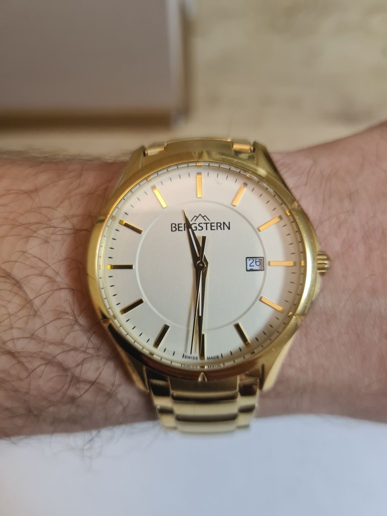 Zegarek Bergstern Swiss Watch złoty