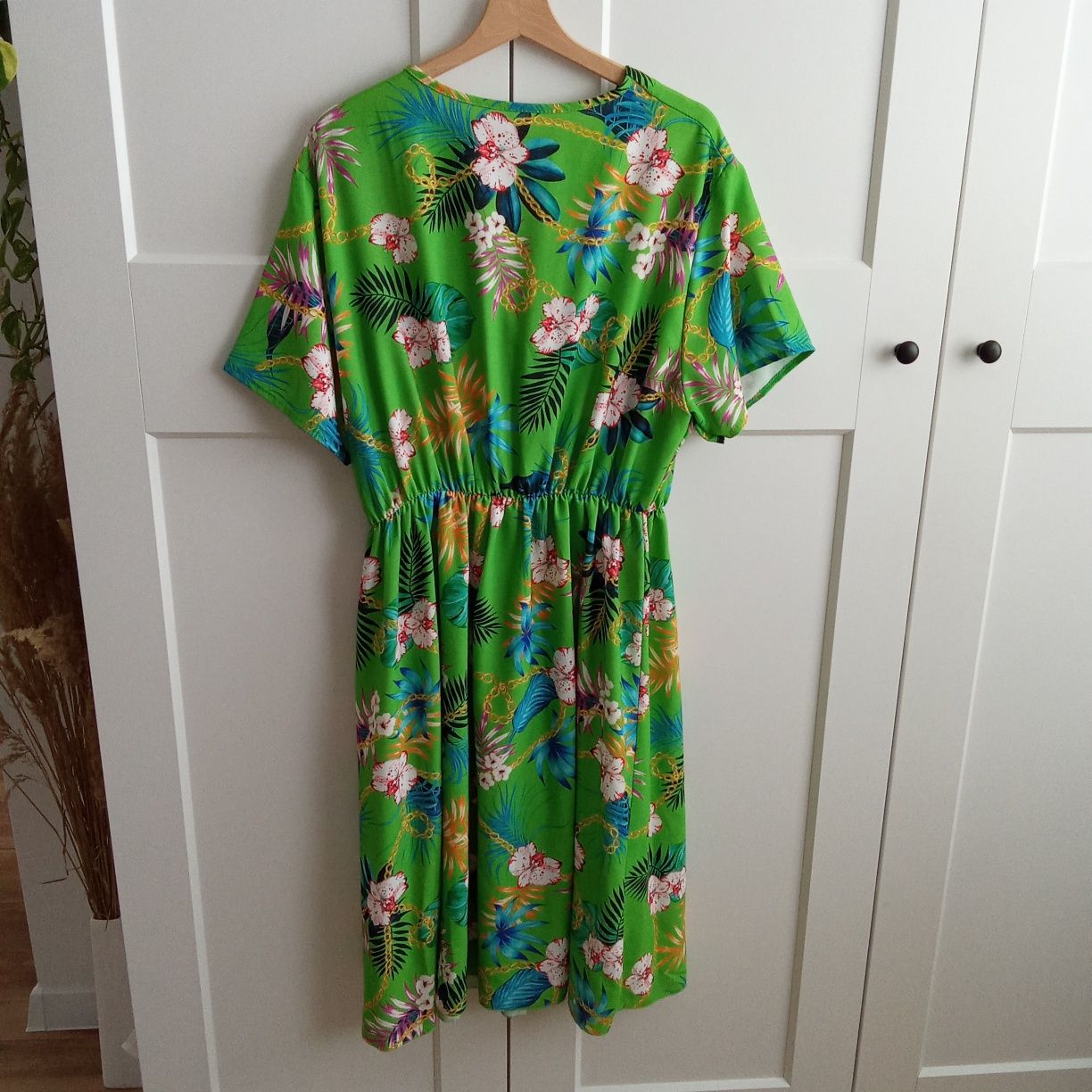 Sukienka na lato i na wesele piękna 48 50 4XL