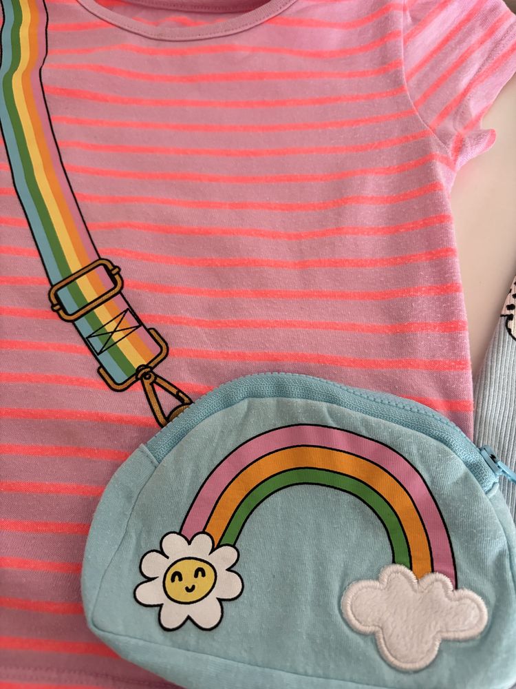 Zestaw koszulek bluzek Next nowa 92 cm jednorożec dunnes stores torebk