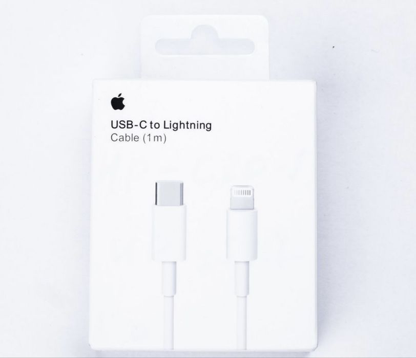 Продам Кабель для зарядки USB- C/lightning 1м білий