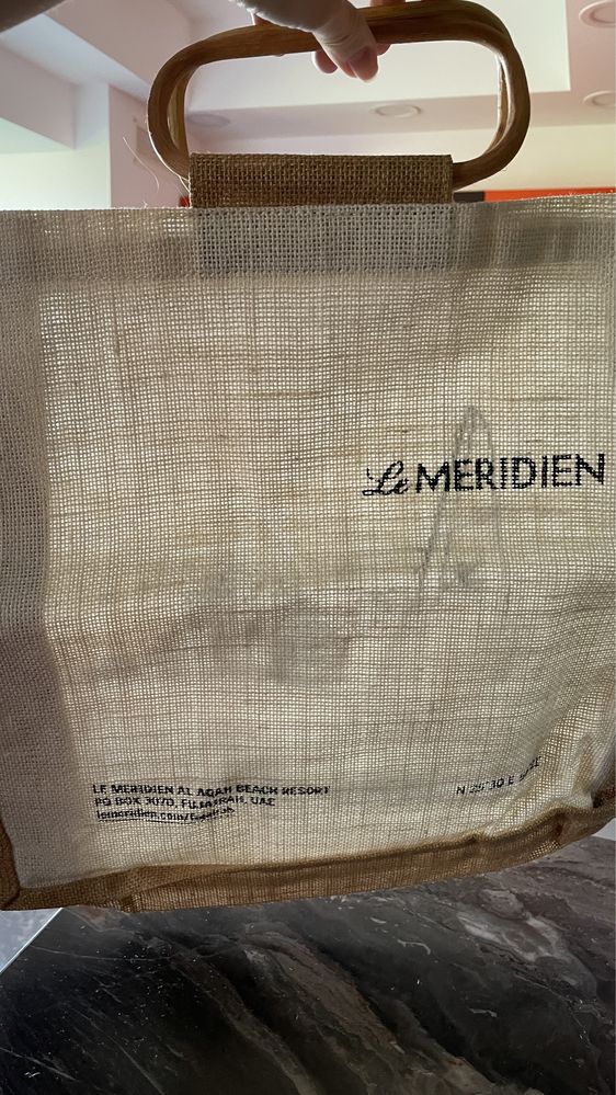 Пакет-сумка тканевый, плотный материал ОАЭ