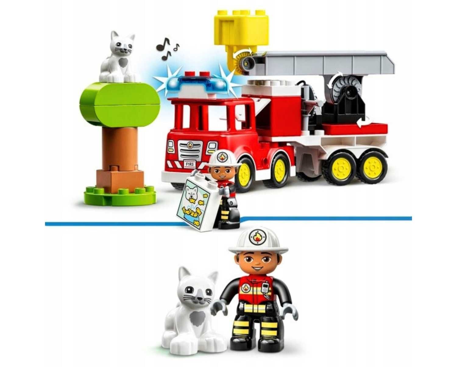 LEGO DUPLO 10969 Wóz strażacki 10969 Dla Dzieci Na Prezent Zabawka