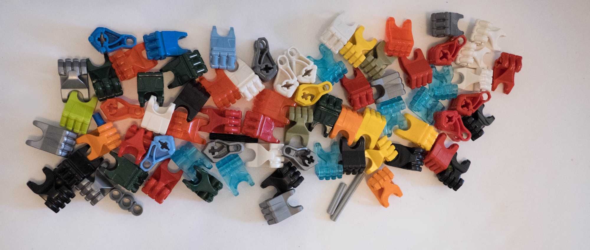 bionicle lego zbroje bronie głowy maski przeguby dłonie 3 kg -16 17 18
