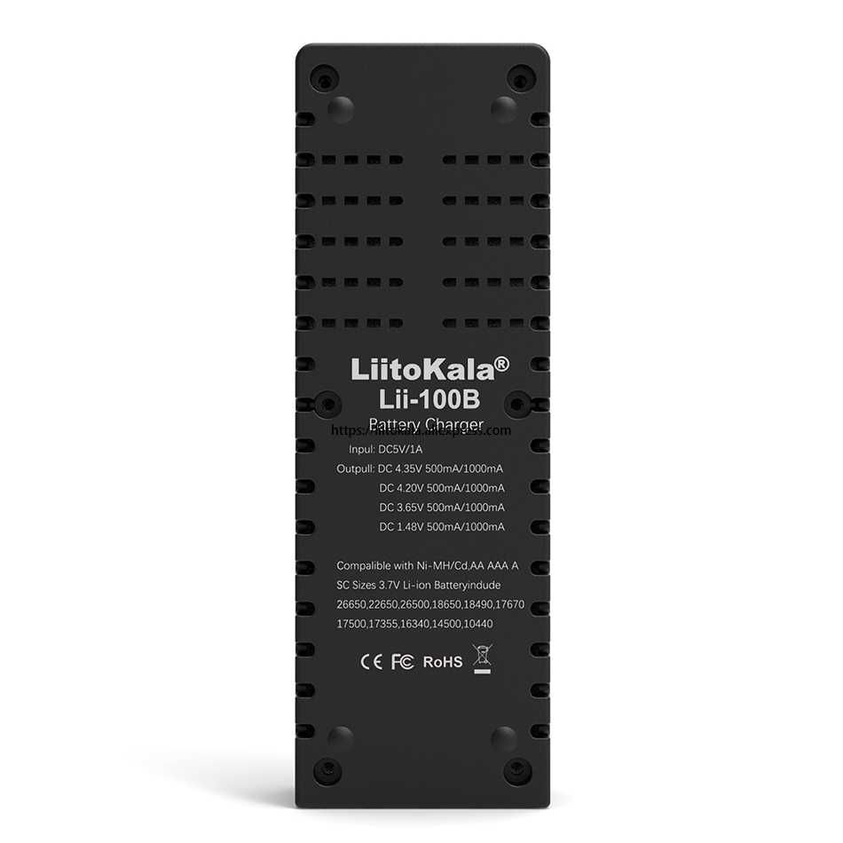 liitokala lii 100B зарядка 18650 зарядка lifepo4 li ion литокала