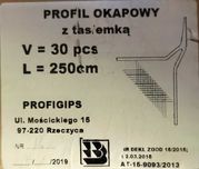 Profil Okapowy z tasiemką 250cm