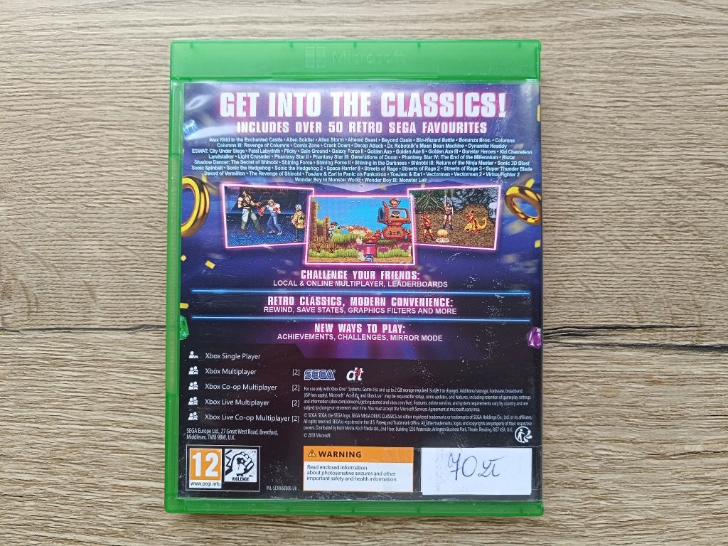 Gra Xbox One - Sega Mega Drive Classics