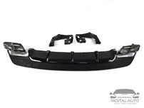 Диффузор с Насадками mercedes cla-class w117 17-19г в стиле AMG45