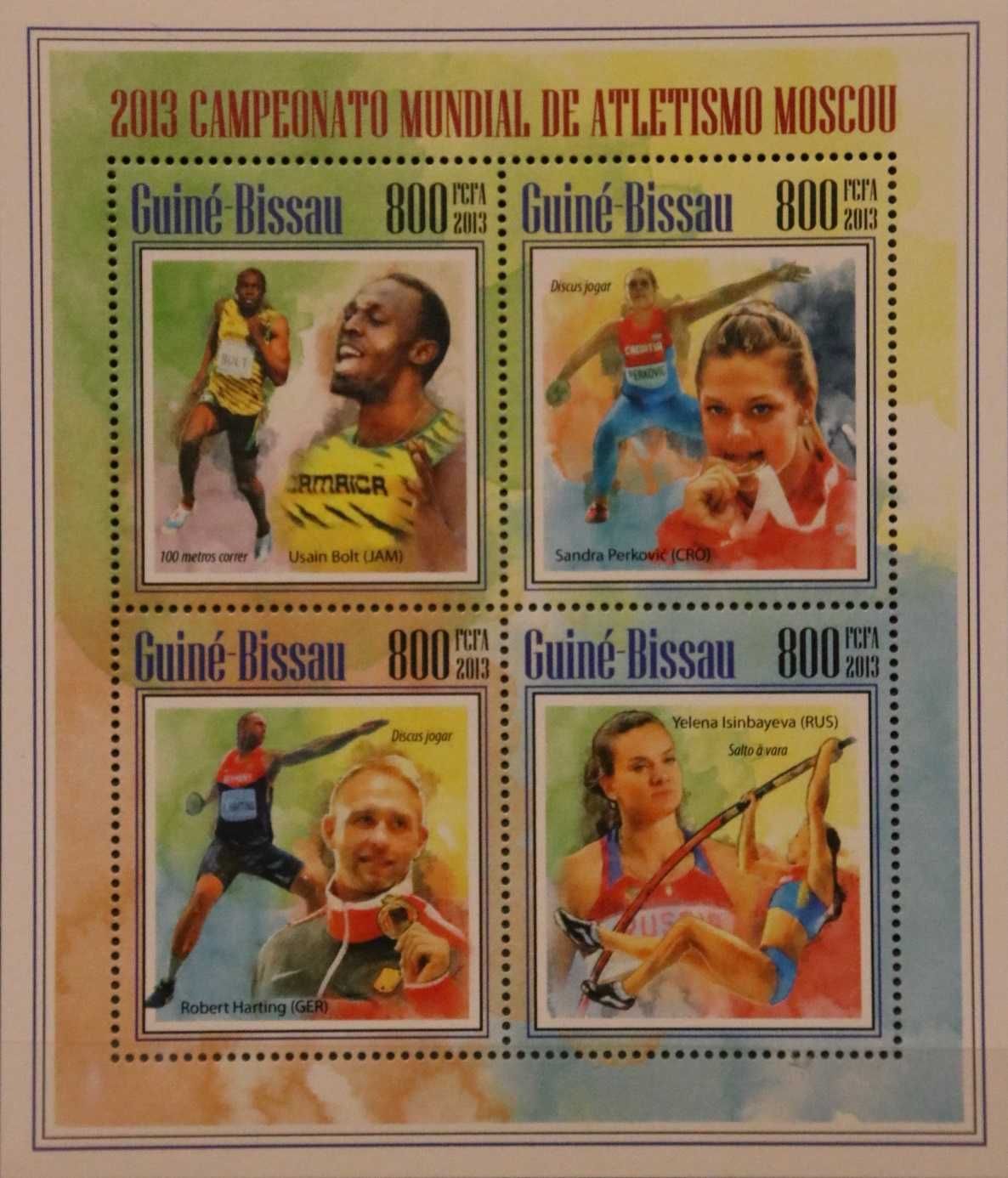 Gwinea Bissau 2013 cena 5,90 zł kat.8€ - sport