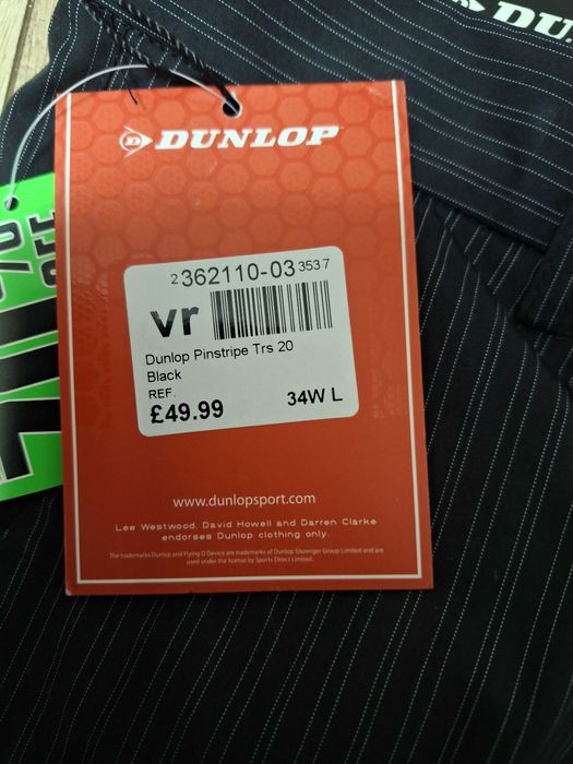 Легкі штани брюки Dunlop golf, розмір 34 нові з етикетками