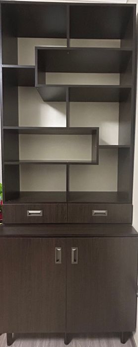 Продам книжкову шафу - стелаж з ящиками.