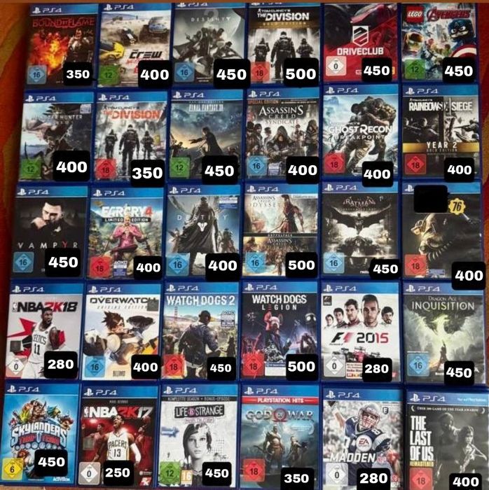Диски для Ps 4/5
