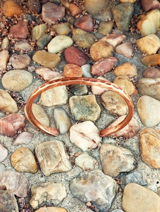 Pulseira de Cobre Verdadeiro. Pulseira Ajustável. Várias Medidas