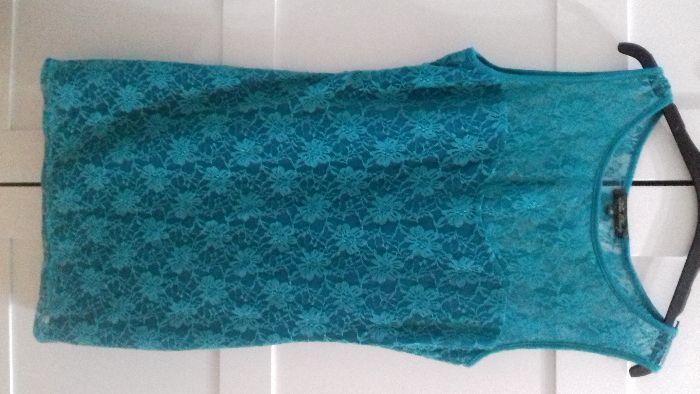 Vestido Miss Harvey turquesa M/L