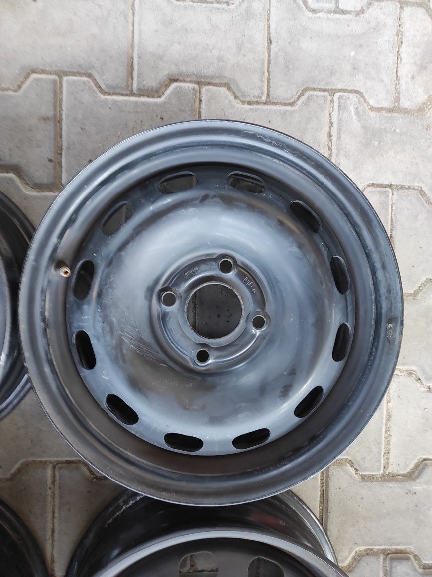 Felgi stalowe 6x15 cali 4x108 ET45 63.4 Ford Fiesta czujniki TPMS#4405