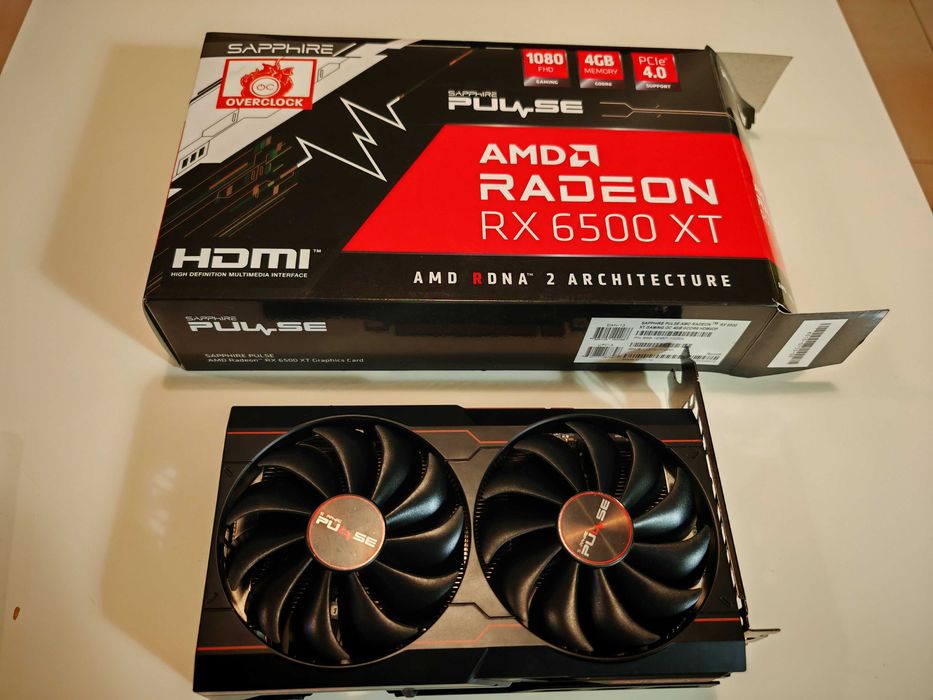 Sapphire Pulse Radeon RX 6500XT placa gráfica GPU