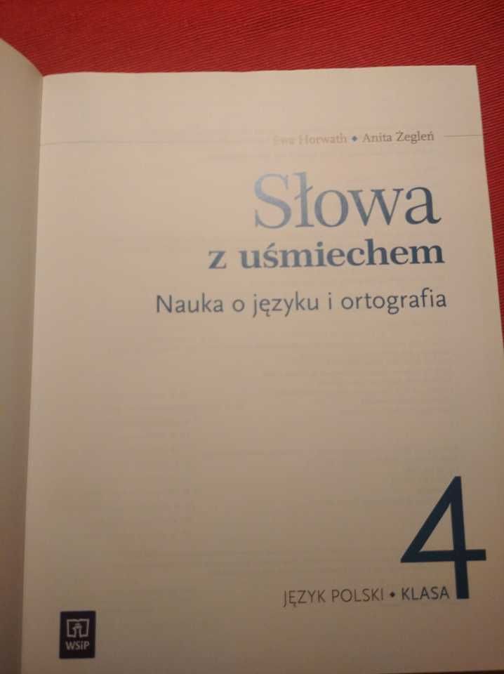 Słowa z uśmiechem 4 Język polski Nauka o języku ortografia