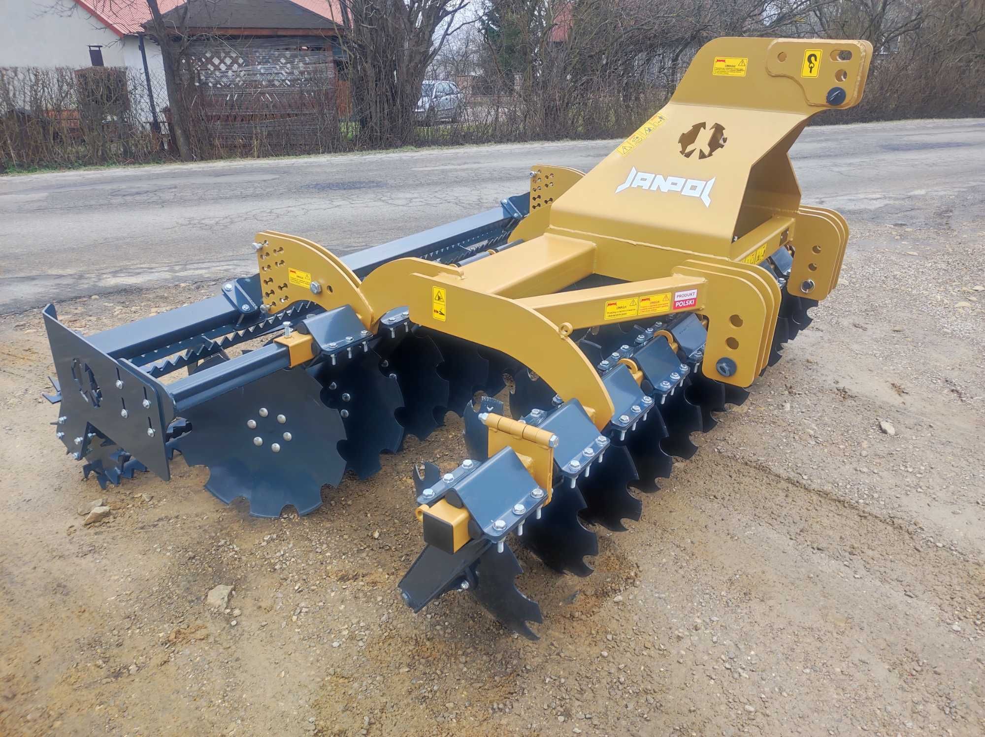 Brona talerzowa 2,5/2,7/3m TALERZÓWKA bez hydropaku rura/struna CIĘŻKA