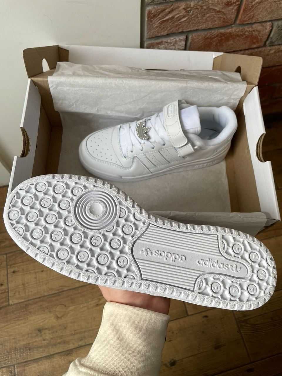 Жіночі Adidas Forum Low White  Оплата при отриманні. Розміри 36-40р.