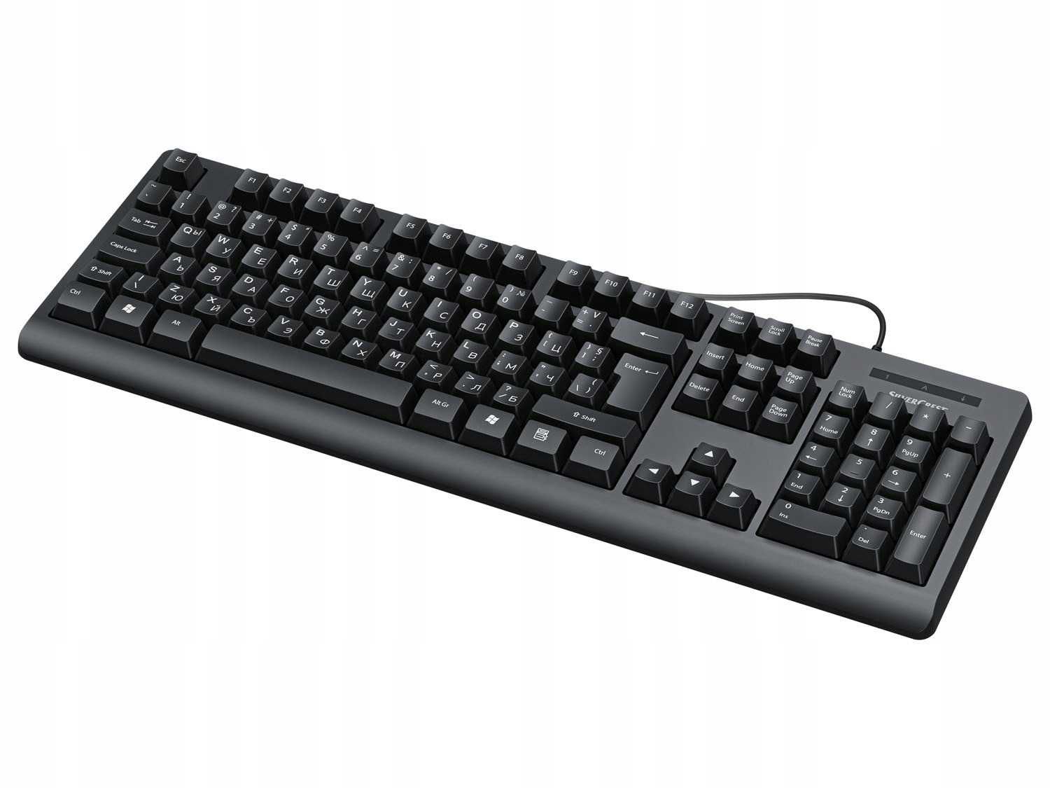 Klawiatura mechaniczna Przewodowa Ciche klawisze QWERTY numeryczna