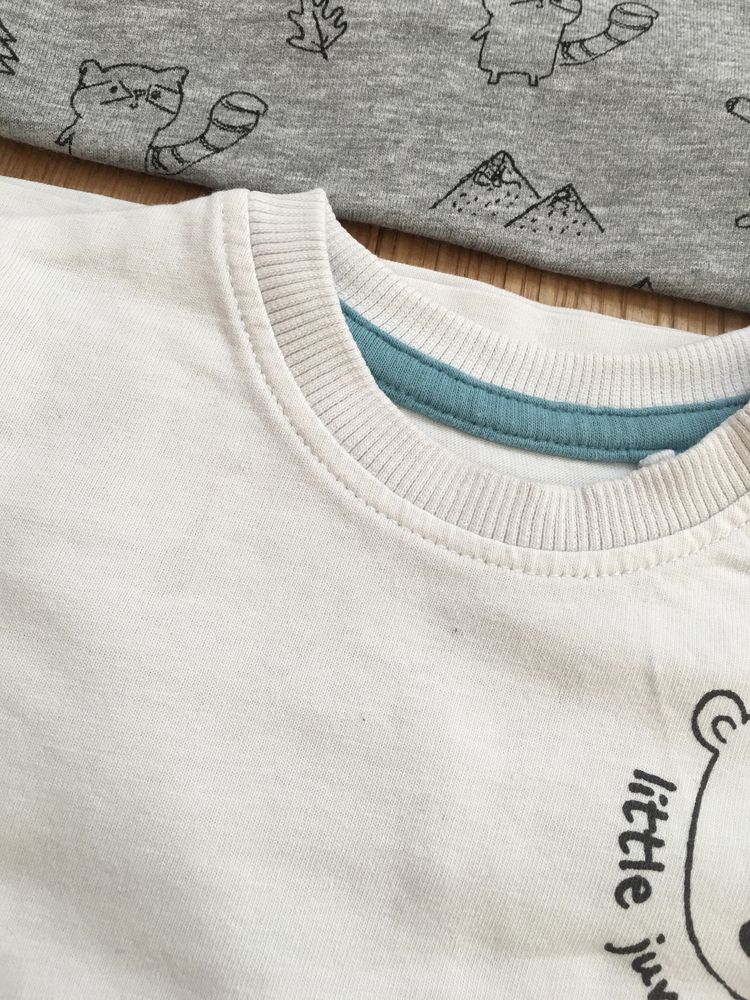 Zestaw/paka bluzek koszulek t-shirtów r.68/74