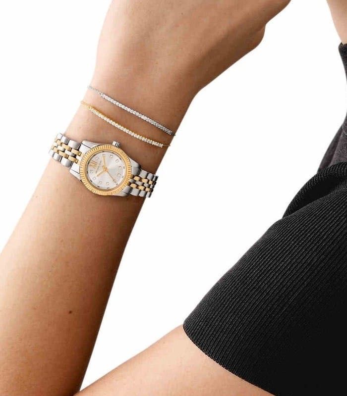 Годинник жіночий срібно золотий Michael Kors MK4815 женские часы