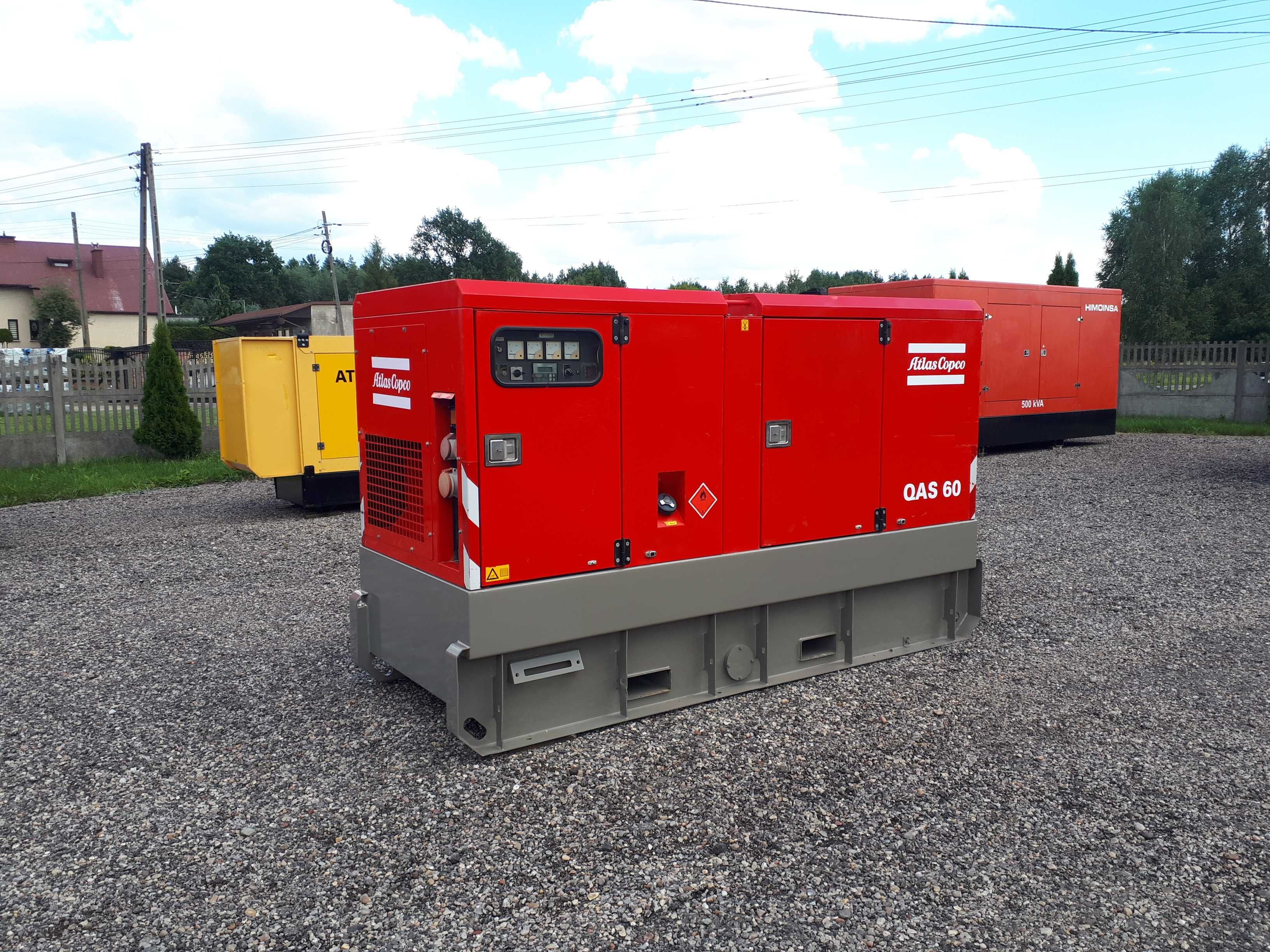 Agregat Prądotwórczy ATLAS COPCO 60kva PERKINS