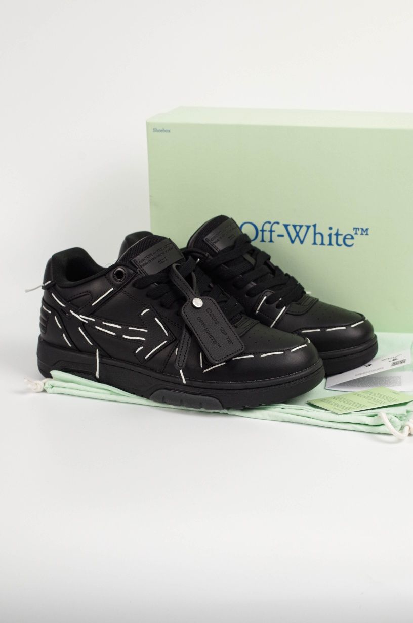 Кросівки Off-White Ooo Low Sartorial Stitching Black Out of Office