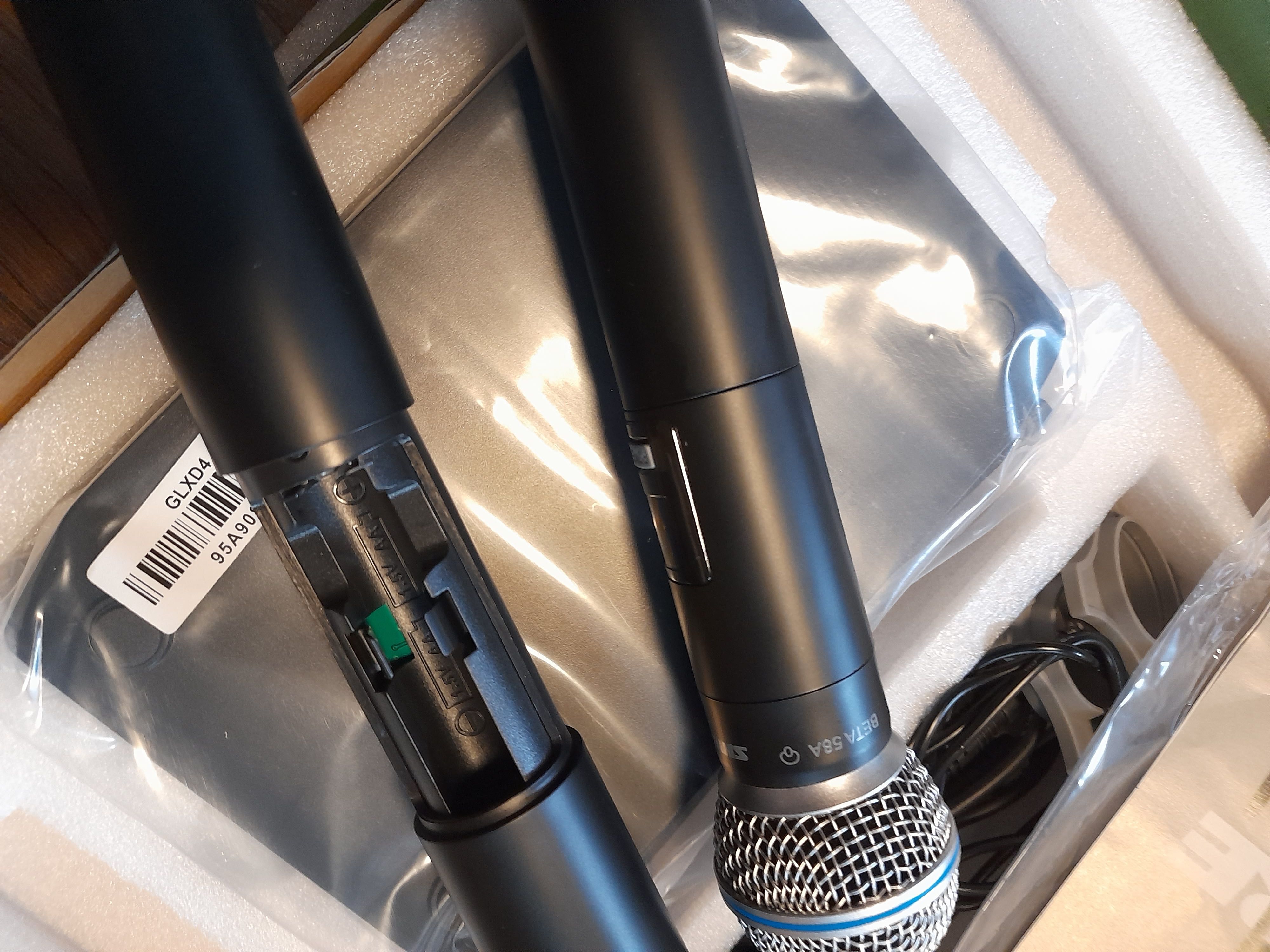 GLXD4 BETA58A Shure podwójny system mikrofonów bezprzewodowych