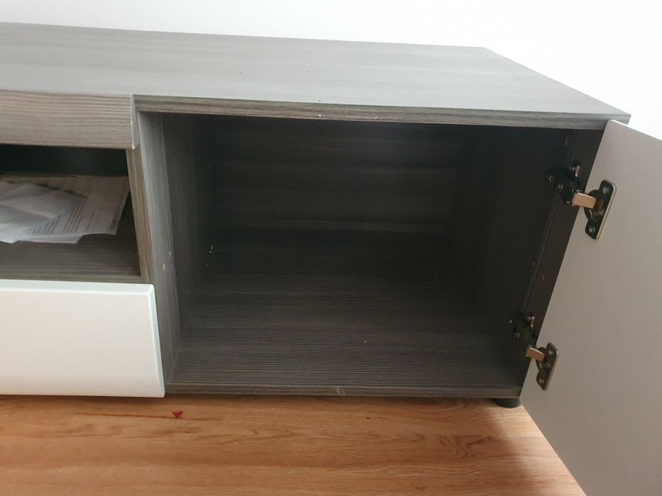 Zestaw mebli stolik kawowy, stolik rtv i półka