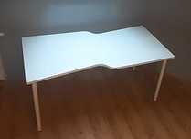Biurko gamingowe białe Ikea