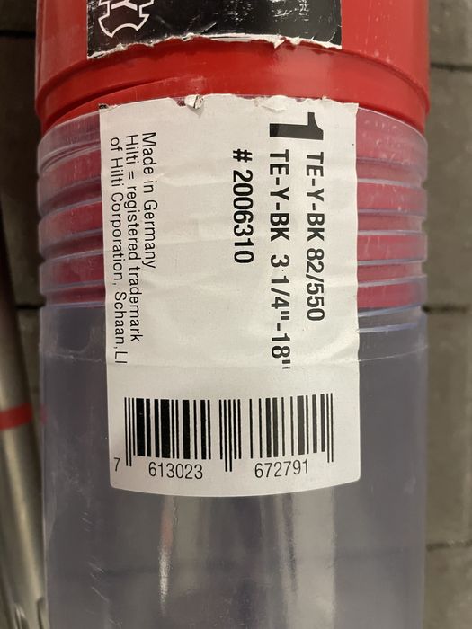 HILTI Wiertło koronowe TE-Y-BK 82/550