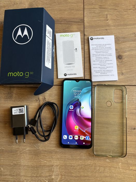 Motorola moto g30 6/128 Dark Pearl, sprawna 100%