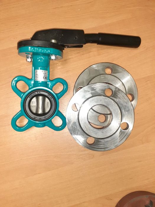 Дисковая заслонка (затвор баттерфляй) Sigeval S.A.DN32,DN40 с фланцами