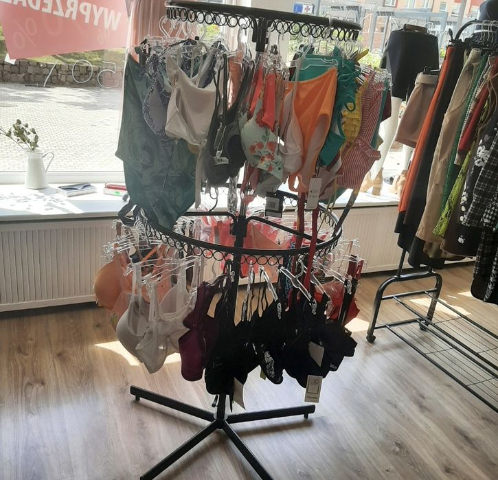 Stojak koło podwójne na bieliznę