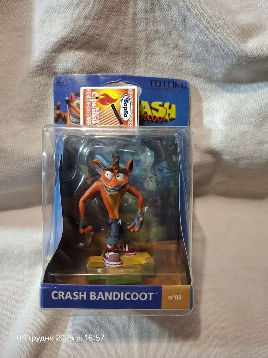 Креш Бандикут фигурка crash bandicoot playstation плейстейшн totaku