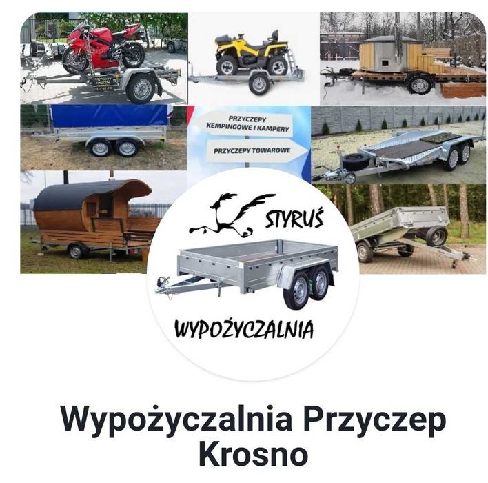 Wynajem przyczepa reklamowa towarowa