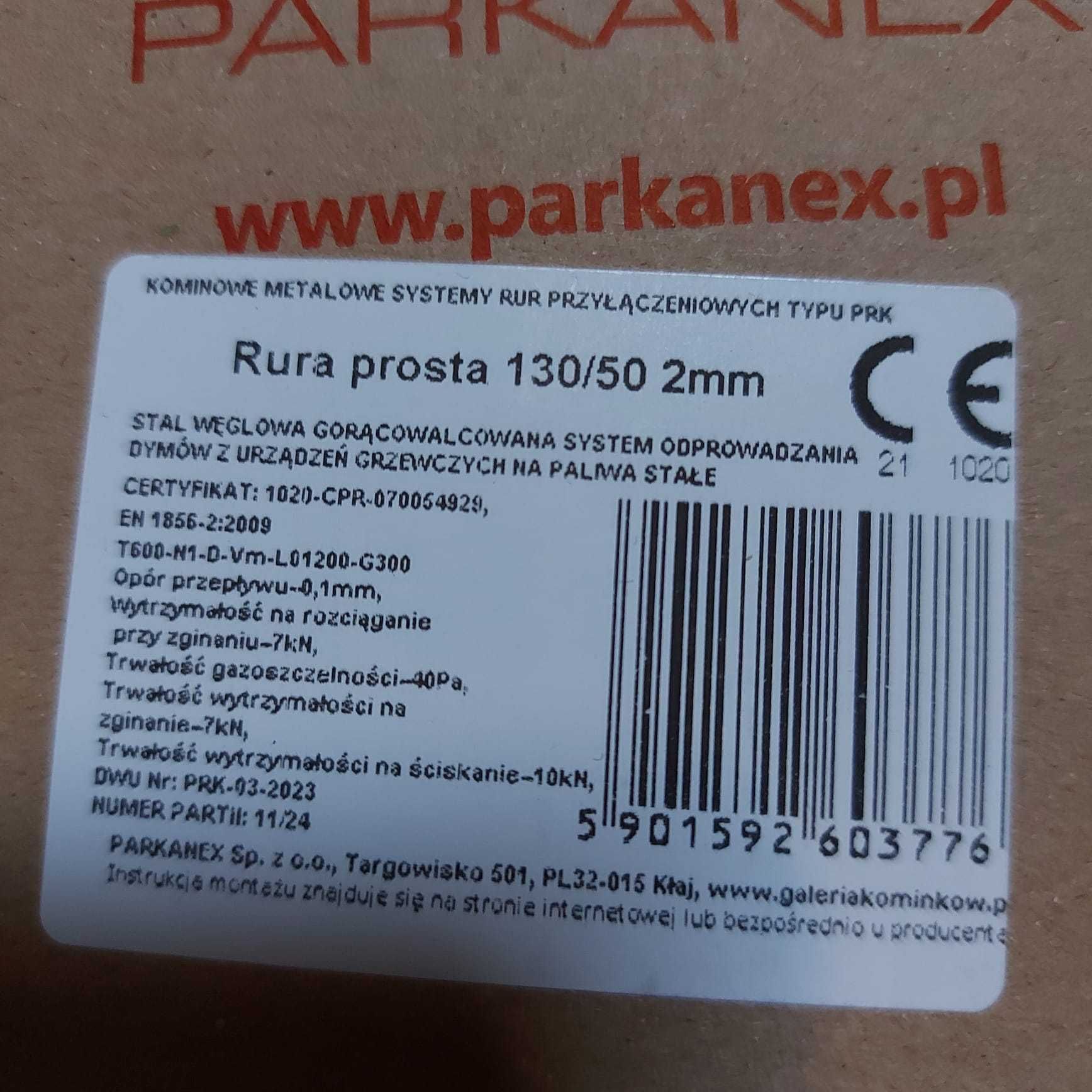 Rura dymowa kominowa przyłączeniowa