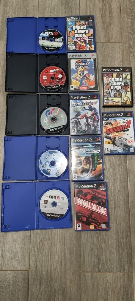 PS2 + Volante e Pedais + Jogos