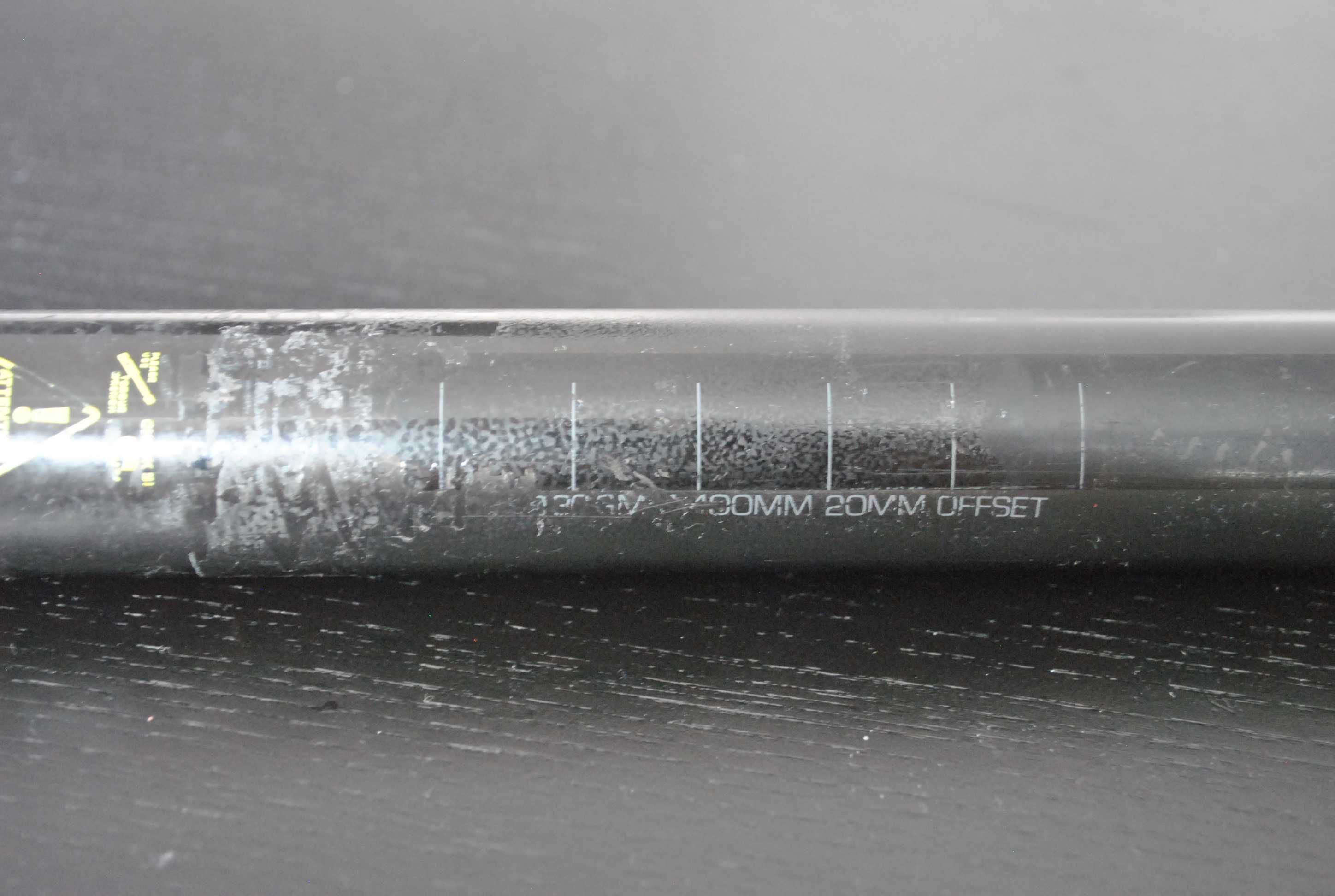 Sztyca PRO Tharsis XC MTB Carbon - 0mm Offset czarna