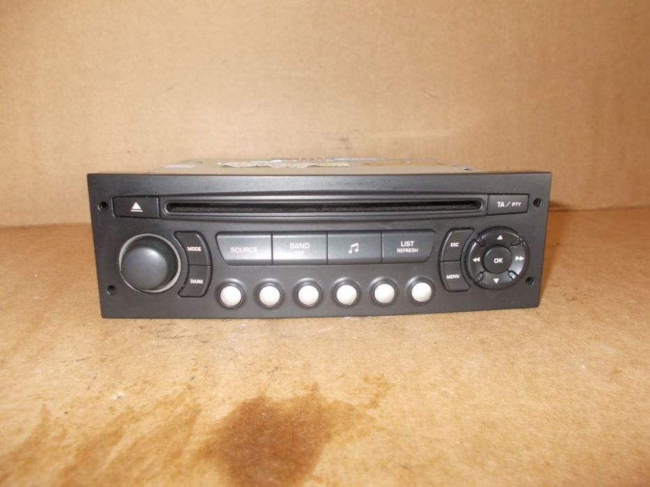 RADIO PEUGEOT 307 CITROEN C4 BLAUPUNKT 9647521077 ORYGINAŁ