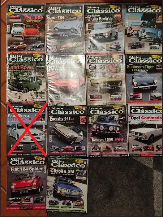 Revistas Quattroruote, Automagazine, Top Gear, Vintage e outras