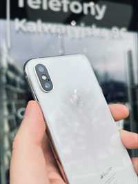 APPLE iPhone X 64GB | Srebrny | BATERIA 100%