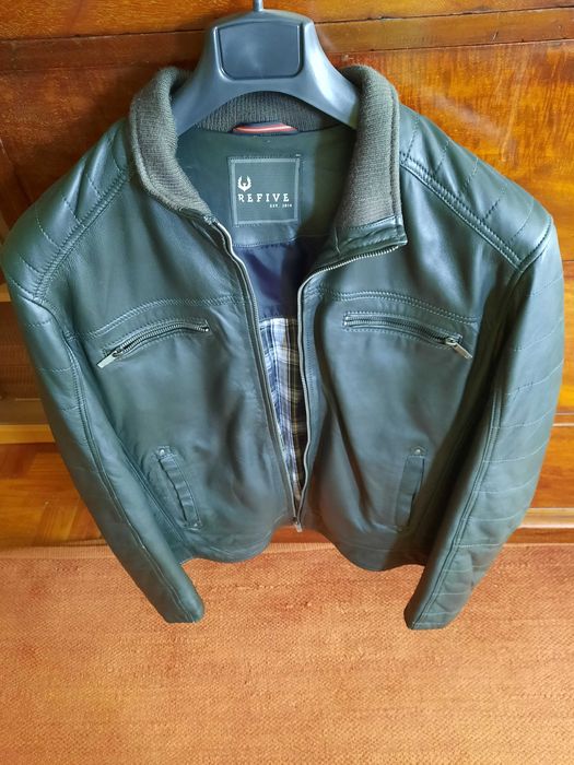 Blusões homem em pele genuina