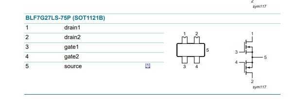 LDMOS транзистор BLF7G27LS-75P