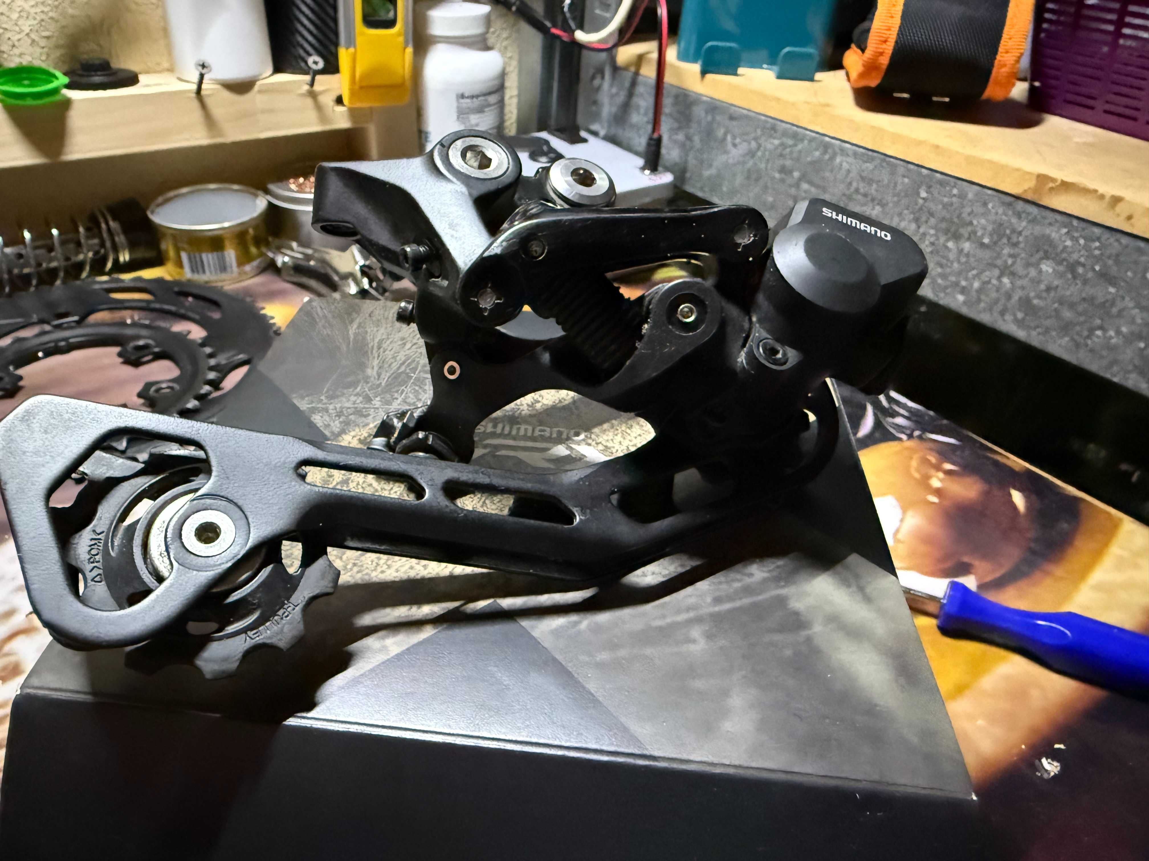 Перемикач задній Shimano GRX 400 RD-RX400, Shadow +, 10 швидкостей