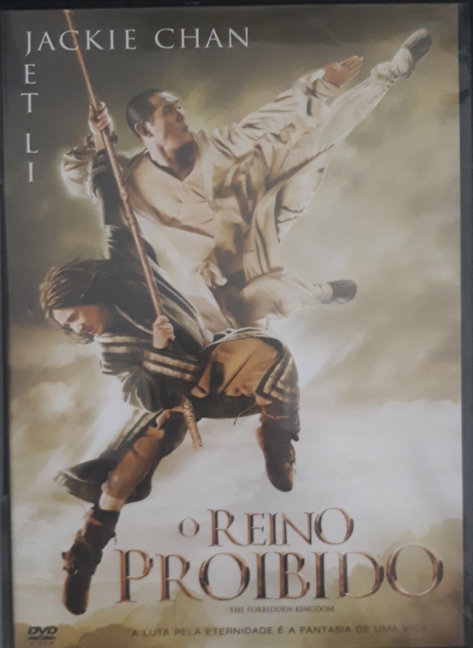 DVD O Reino Proibido com Jackie Chan e Jet Li