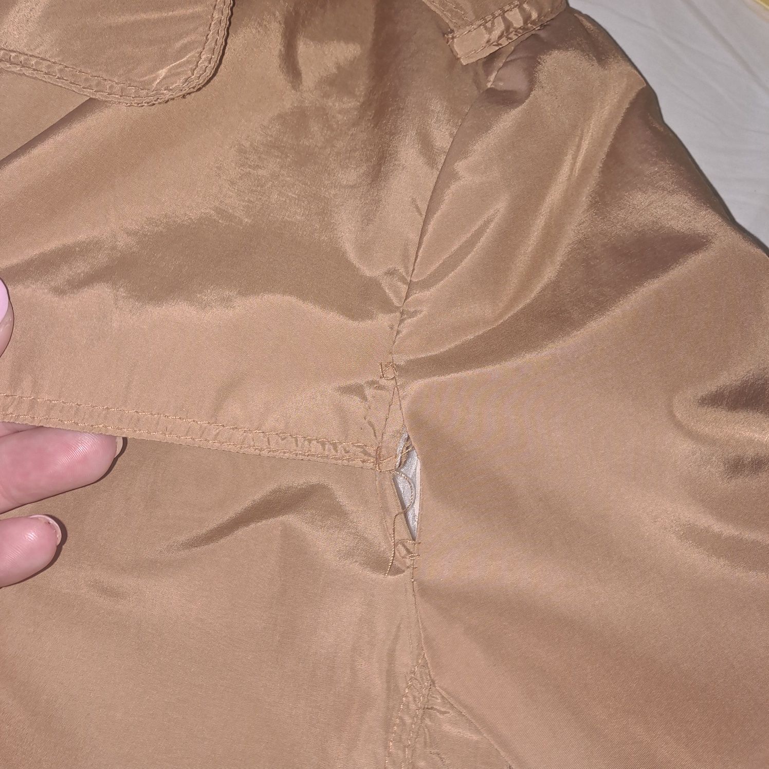 Massimo Dutti plaszcz camel xl  b.paska