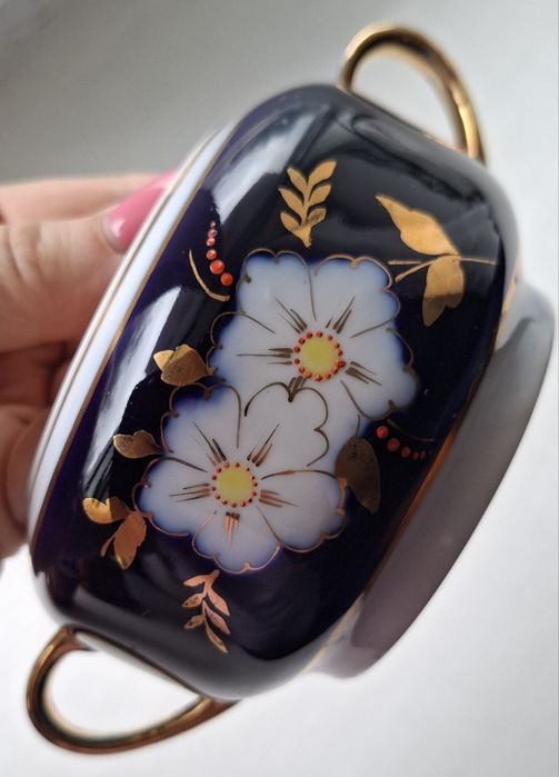 Цукорничка кобальт без кришки