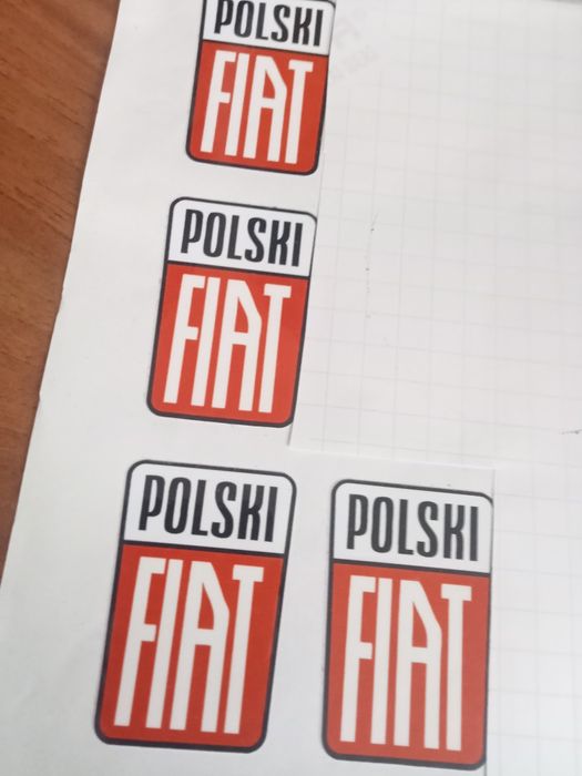 Fiat 125p 126 p  FSO Polski FIAT naklejka